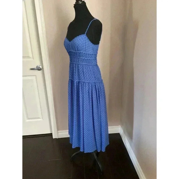 La Mason Talulah Blue Poke-a-Dot Dress - Picture 2 of 5